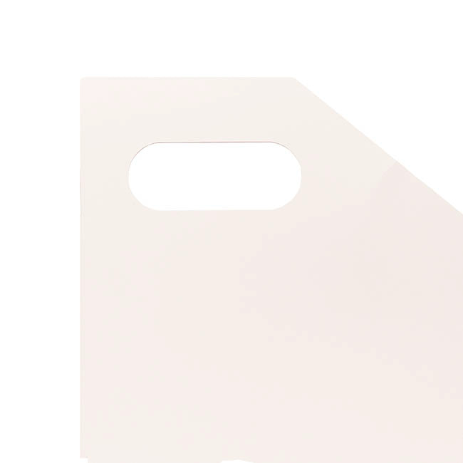 Flower Bouquet Carry Holder Med White Pk6 (33.5x26cm Folded)