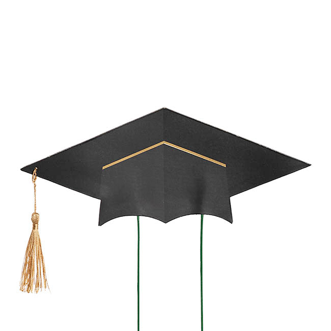 Graduation Flower Hamper Topper Black Set 3 (27Dx31cmH)