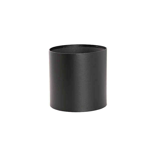 Flower Hat Box Set No Lids Black Set 3 (19Dx19cmH)