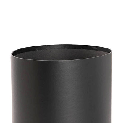 Flower Hat Box Set No Lids Black Set 3 (19Dx19cmH)