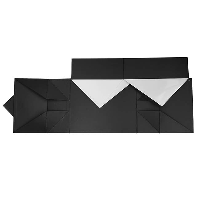 Origami Foldable Luxe Gift Hamper Box Black (30x25x10Hcm)