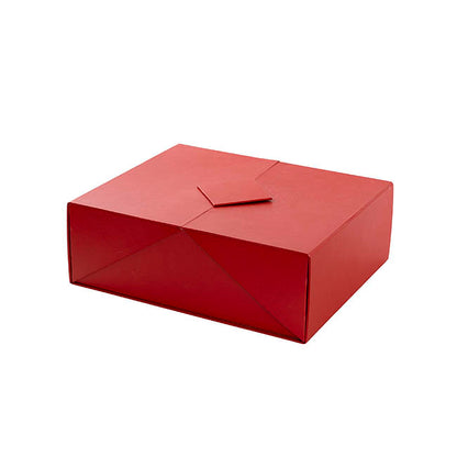 Origami Foldable Luxe Gift Hamper Box Red (30x25x10Hcm)