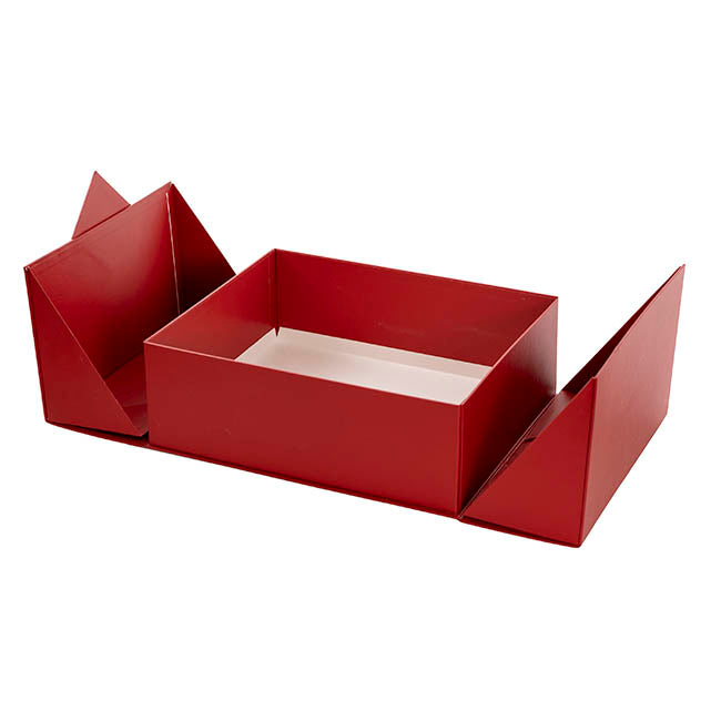 Origami Foldable Luxe Gift Hamper Box Red (30x25x10Hcm)