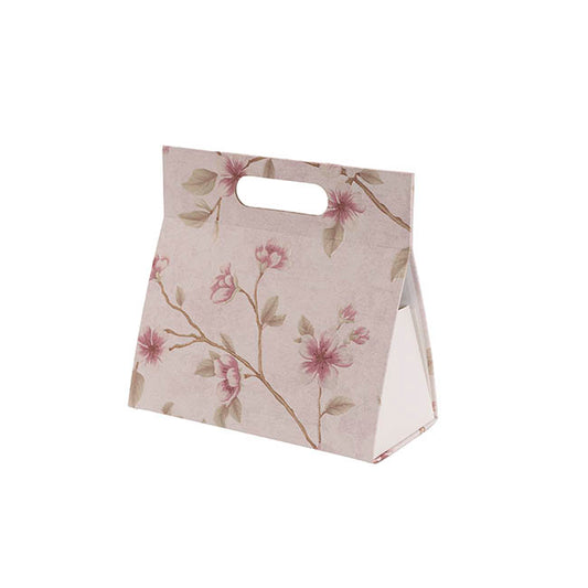 Gift Hamper Magnetic Handbag Small Florals Pink (24*11*23cm)