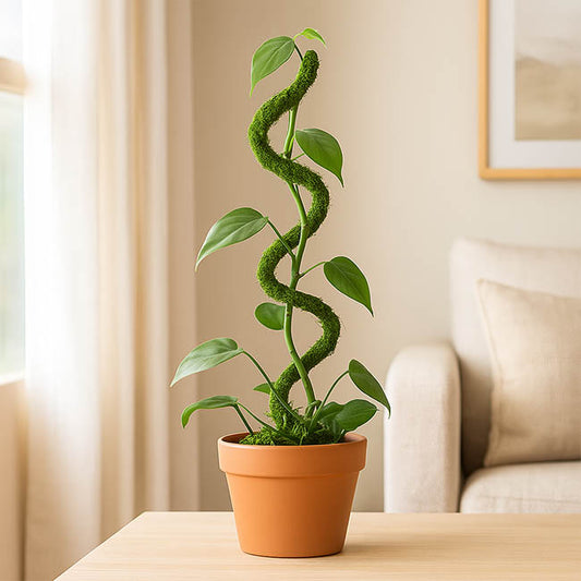 Bendable Preserved Moss Pole Pack 2 Green (91.5cmH)