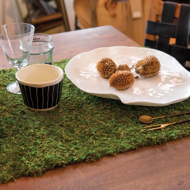 Preserved Moss Mat Roll Green (45X122cm)