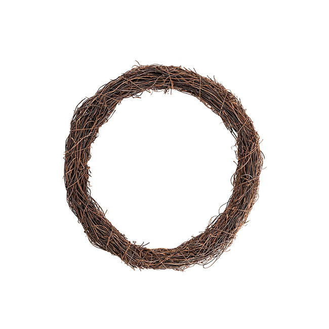 Wreath Grapevine and Twig Mix Natural (30cmD)