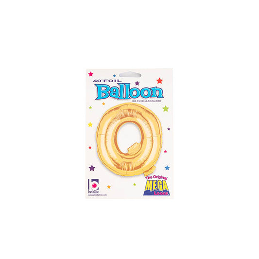 Foil Balloon 40" (101.6cmH) Letter 'Q' Gold