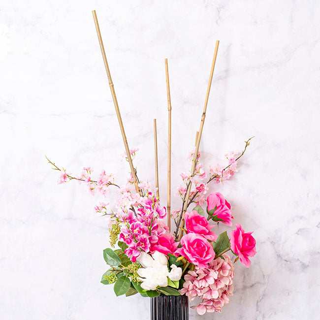 Bamboo Sticks 6-8mm Pack 12 (60cm) Natural Dried