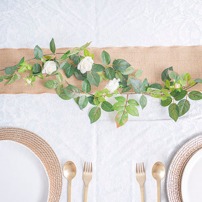 Natural Jute Roll Narrow Natural (15cmx5m)