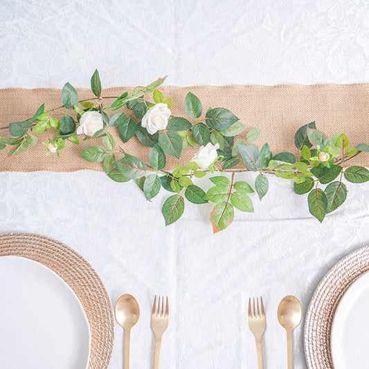 Natural Jute Roll Narrow Natural (15cmx5m)