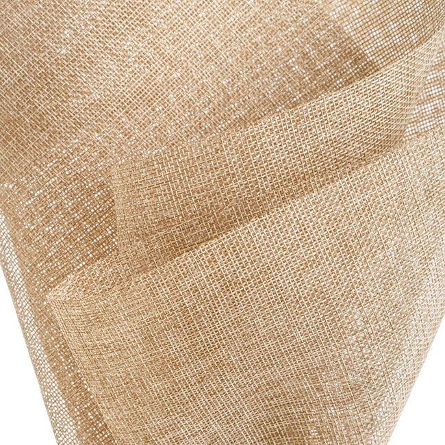 Faux Linen Mesh Sheet 125gsm Natural Pack 50 (47x70cm)