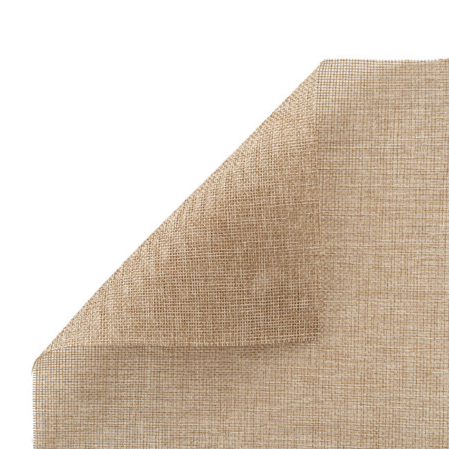 Faux Linen Mesh Sheet 125gsm Natural Pack 50 (47x70cm)