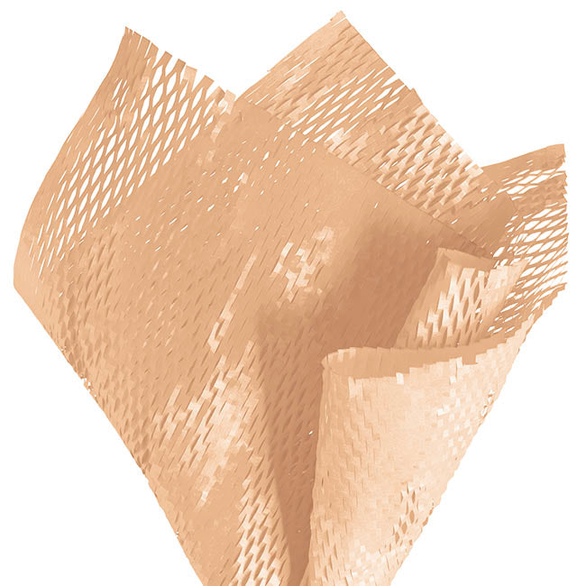 Kraft Paper Honeycomb Expandable Sheet PK50 Brown (50x50cm)