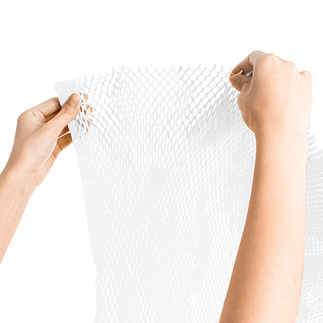 Kraft Paper Honeycomb Expandable Sheet PK50 White (50x50cm)