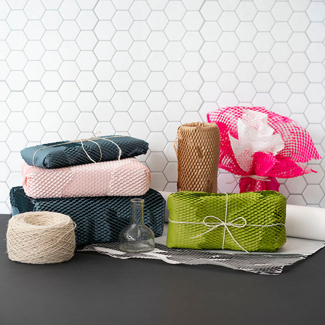 Kraft Paper Honeycomb Expandable Roll White (50cmx30m)