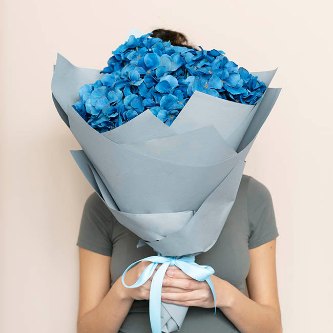 Kraft Paper Coloured 80gsm Dusty Blue Pack 100 (50x70cm)