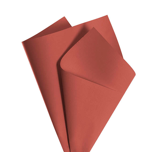 Kraft Paper Coloured 80gsm Burnt Ochre Pack 100 (50x70cm)