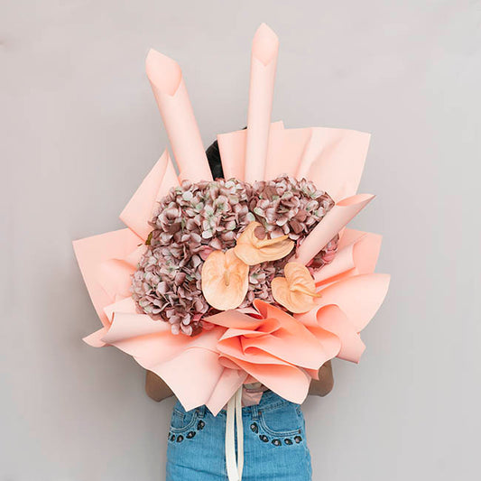 Kraft Paper Coloured 80gsm Peachy Keen Pack 100 (50x70cm)