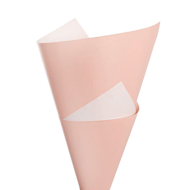 Kraft Paper Duet 80gsm Vintage Pink & White Pk100 (50x70cm)