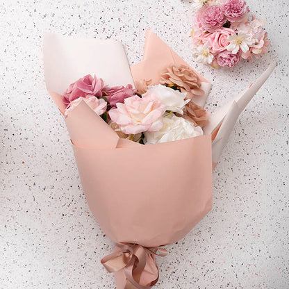 Kraft Paper Duet 80gsm Vintage Pink & White Pk100 (50x70cm)