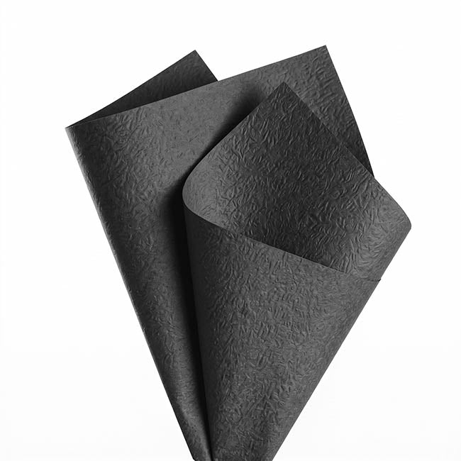 Embossed Paper 60gsm Luxe Noir Black Pk50 (54x76cm)