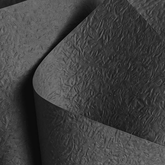 Embossed Paper 60gsm Luxe Noir Black Pk50 (54x76cm)