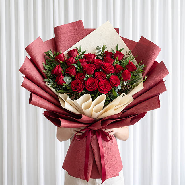 Embossed Paper 60gsm Luxe Garnet Pk50 (54x76cm)