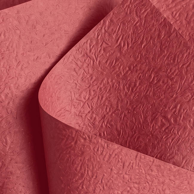 Embossed Paper 60gsm Luxe Garnet Pk50 (54x76cm)