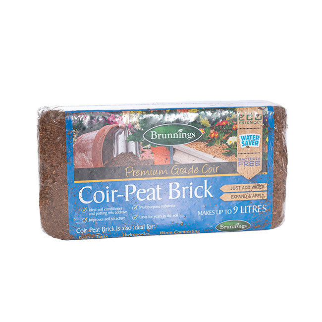 Coir Peat Single Brick 9L