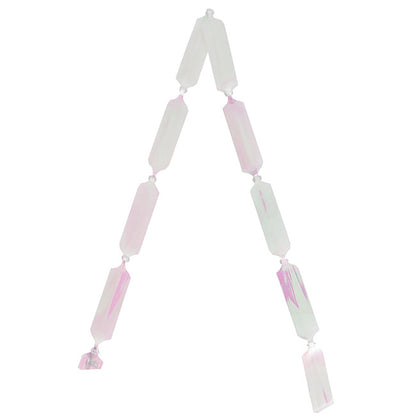 Ribbon Pull Bow Pom Pom Iridescent White (32mmx12.5cm) Pk5