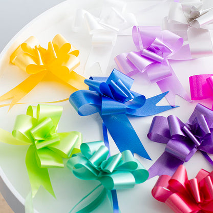 Ribbon Pull Bow Yellow (32mmx53cm) Pack 25