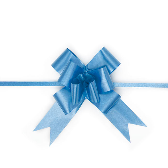 Ribbon Pull Bow Royal Blue (32mmx53cm) Pack 25