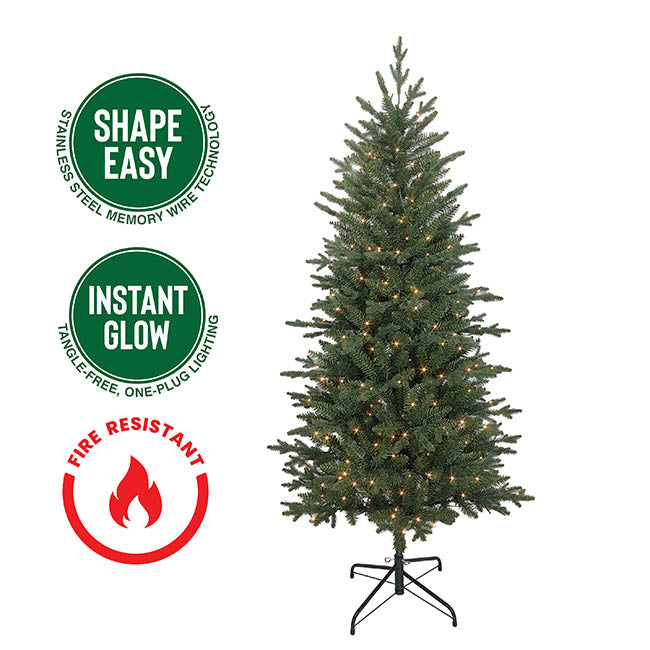 Shape Easy Forest Pine Narrow LED Tree Green (90x180cmH)