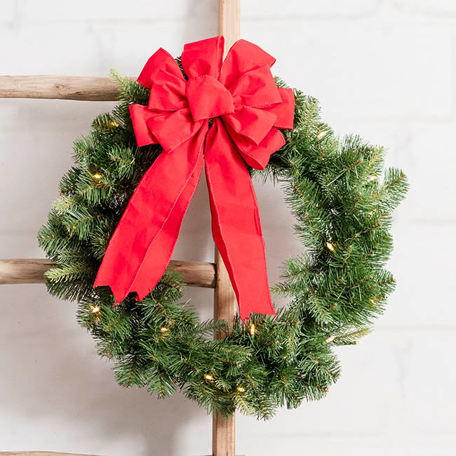 Mixed Christmas Pine LED Wreath Green (40cmD)
