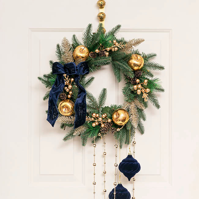 Forest Christmas Pine Wreath Deep Green (45cmD)