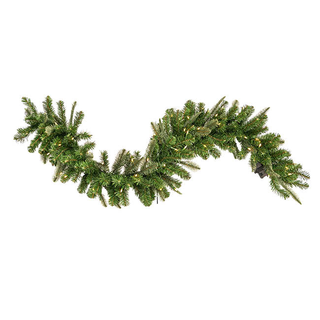 Traditional Real Touch Pine LED Garland Green (150cmL)