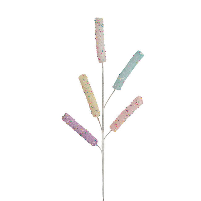Donut Stick Spray w Sprinkles Multi (64cmH)