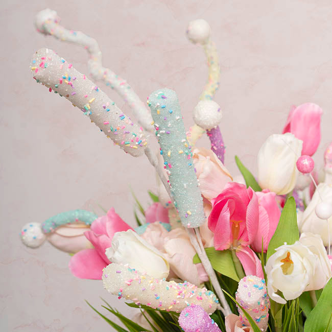 Donut Stick Spray w Sprinkles Multi (64cmH)