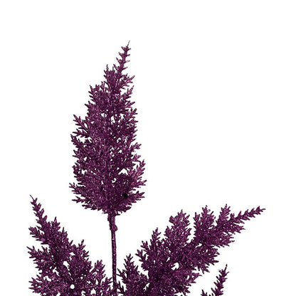 Glitter Thistle Spray Plum (68cmH)