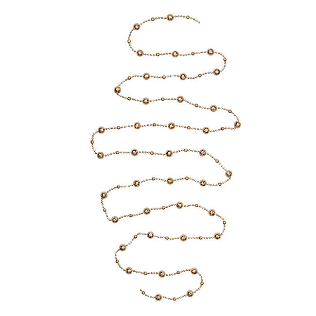 Beaded Garland Champagne (14mmDx270cmL)
