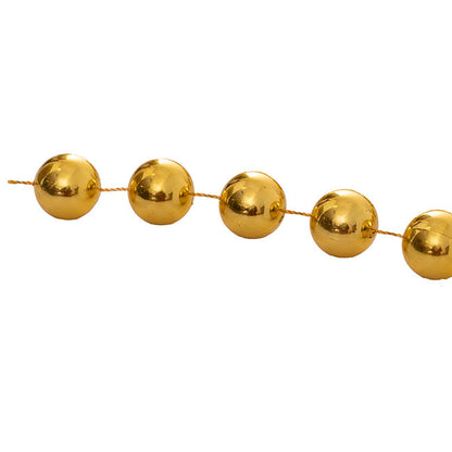 Large Beaded Garland Gold (2cmDx270cmL)