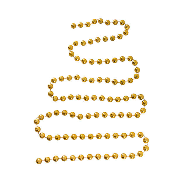 Large Beaded Garland Gold (2cmDx270cmL)