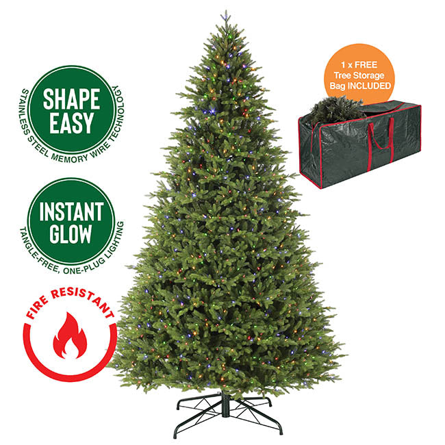 Birmingham Pine Pre-Lit Grand Christmas Tree Green (305cmH)