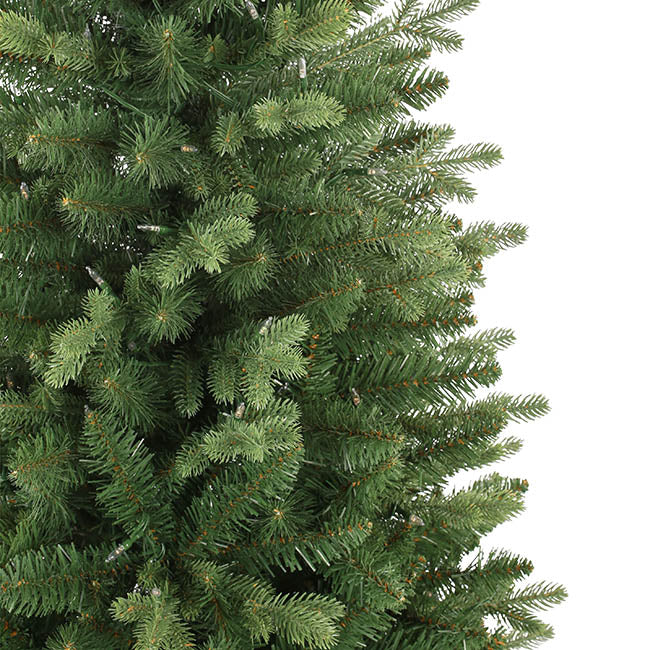 Forest Pine Pre-Lit Slim Christmas Tree Green (71Wx215cmH)