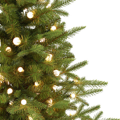 Vienna Pine Pre-Lit Potted Christmas Tree Green (76Wx122cmH)