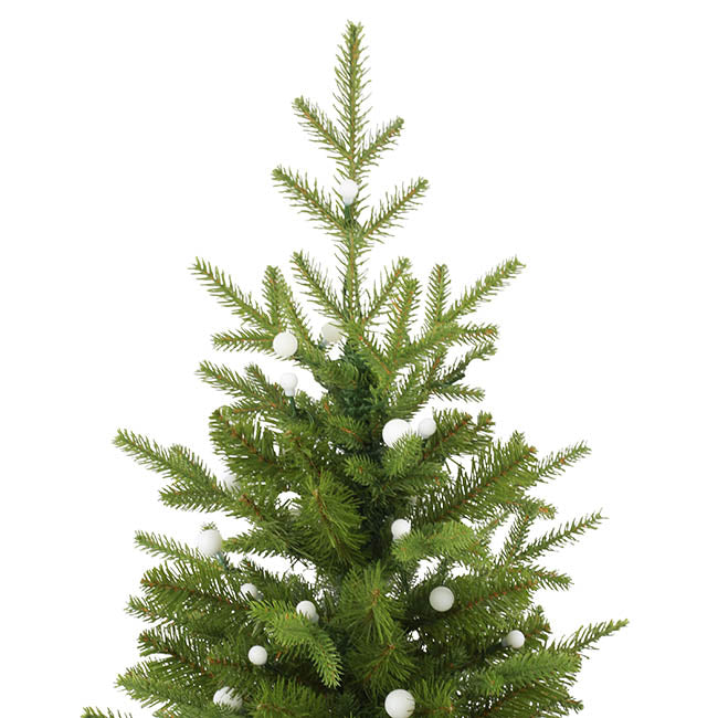 Vienna Pine Pre-Lit Potted Christmas Tree Green (76Wx122cmH)