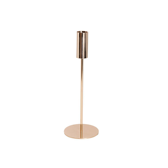 Elegant Single Taper Candle Holder Stand Gold (8x23cmH)