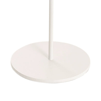 Single Metal Taper Candle Holders White (8.8x25cmH)