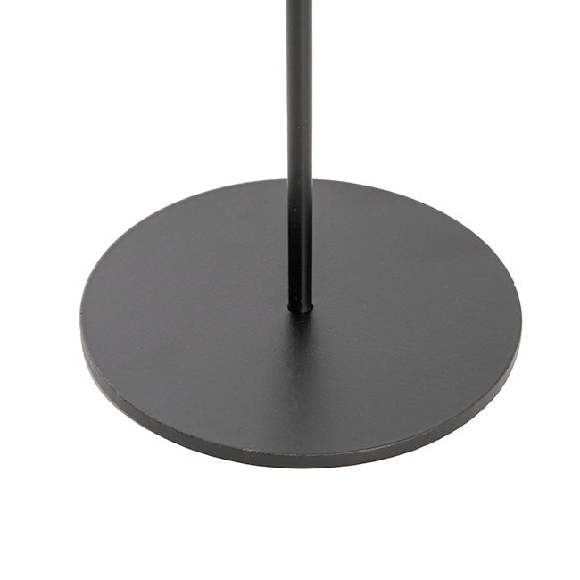 Single Metal Taper Candle Holders Black (8.8x35cmH)